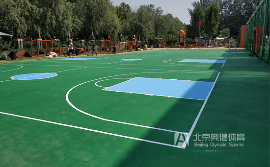 幼兒園操場運(yùn)動地面硅pu材料
