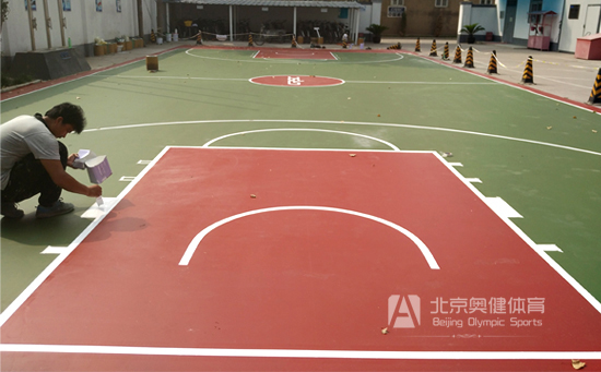 硅pu塑膠籃球場(chǎng)